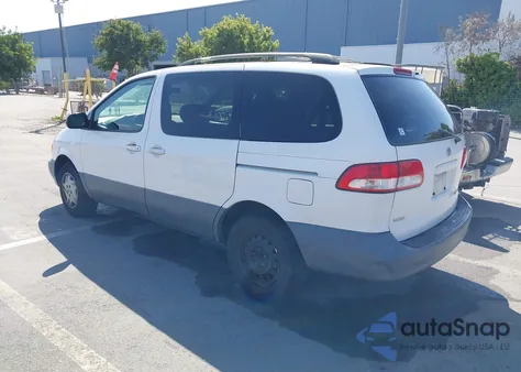2002 Toyota Sienna Ce z USA, uszkodzony, nr VIN 4T3ZF19C62U490516